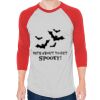 Unisex 50/50 Raglan Three-Quarter Sleeve Tee Thumbnail