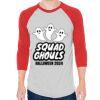 Unisex 50/50 Raglan Three-Quarter Sleeve Tee Thumbnail