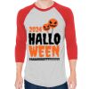 Unisex 50/50 Raglan Three-Quarter Sleeve Tee Thumbnail