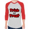 Unisex 50/50 Raglan Three-Quarter Sleeve Tee Thumbnail