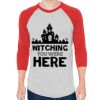 Unisex 50/50 Raglan Three-Quarter Sleeve Tee Thumbnail