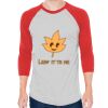 Unisex 50/50 Raglan Three-Quarter Sleeve Tee Thumbnail