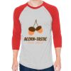 Unisex 50/50 Raglan Three-Quarter Sleeve Tee Thumbnail