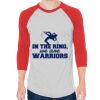 Unisex 50/50 Raglan Three-Quarter Sleeve Tee Thumbnail