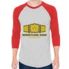 Unisex 50/50 Raglan Three-Quarter Sleeve Tee Thumbnail
