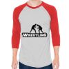Unisex 50/50 Raglan Three-Quarter Sleeve Tee Thumbnail