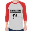 Unisex 50/50 Raglan Three-Quarter Sleeve Tee Thumbnail