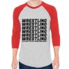 Unisex 50/50 Raglan Three-Quarter Sleeve Tee Thumbnail