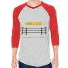 Unisex 50/50 Raglan Three-Quarter Sleeve Tee Thumbnail