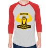 Unisex 50/50 Raglan Three-Quarter Sleeve Tee Thumbnail