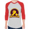 Unisex 50/50 Raglan Three-Quarter Sleeve Tee Thumbnail