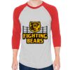 Unisex 50/50 Raglan Three-Quarter Sleeve Tee Thumbnail