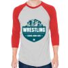 Unisex 50/50 Raglan Three-Quarter Sleeve Tee Thumbnail