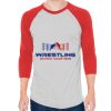 Unisex 50/50 Raglan Three-Quarter Sleeve Tee Thumbnail
