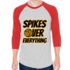 Unisex 50/50 Raglan Three-Quarter Sleeve Tee Thumbnail