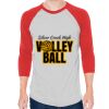 Unisex 50/50 Raglan Three-Quarter Sleeve Tee Thumbnail