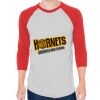 Unisex 50/50 Raglan Three-Quarter Sleeve Tee Thumbnail