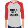 Unisex 50/50 Raglan Three-Quarter Sleeve Tee Thumbnail