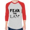 Unisex 50/50 Raglan Three-Quarter Sleeve Tee Thumbnail
