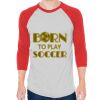 Unisex 50/50 Raglan Three-Quarter Sleeve Tee Thumbnail