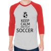 Unisex 50/50 Raglan Three-Quarter Sleeve Tee Thumbnail