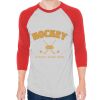 Unisex 50/50 Raglan Three-Quarter Sleeve Tee Thumbnail