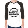 Unisex 50/50 Raglan Three-Quarter Sleeve Tee Thumbnail