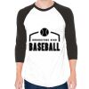 Unisex 50/50 Raglan Three-Quarter Sleeve Tee Thumbnail