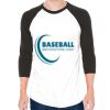 Unisex 50/50 Raglan Three-Quarter Sleeve Tee Thumbnail