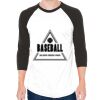 Unisex 50/50 Raglan Three-Quarter Sleeve Tee Thumbnail