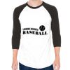 Unisex 50/50 Raglan Three-Quarter Sleeve Tee Thumbnail
