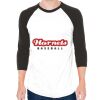 Unisex 50/50 Raglan Three-Quarter Sleeve Tee Thumbnail