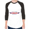 Unisex 50/50 Raglan Three-Quarter Sleeve Tee Thumbnail