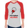 Unisex 50/50 Raglan Three-Quarter Sleeve Tee Thumbnail