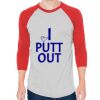 Unisex 50/50 Raglan Three-Quarter Sleeve Tee Thumbnail