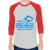 Unisex 50/50 Raglan Three-Quarter Sleeve Tee Thumbnail