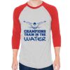 Unisex 50/50 Raglan Three-Quarter Sleeve Tee Thumbnail