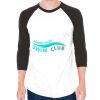Unisex 50/50 Raglan Three-Quarter Sleeve Tee Thumbnail