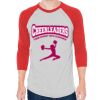 Unisex 50/50 Raglan Three-Quarter Sleeve Tee Thumbnail