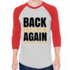 Unisex 50/50 Raglan Three-Quarter Sleeve Tee Thumbnail