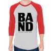 Unisex 50/50 Raglan Three-Quarter Sleeve Tee Thumbnail