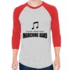 Unisex 50/50 Raglan Three-Quarter Sleeve Tee Thumbnail