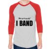 Unisex 50/50 Raglan Three-Quarter Sleeve Tee Thumbnail