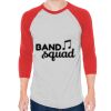 Unisex 50/50 Raglan Three-Quarter Sleeve Tee Thumbnail