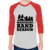 Unisex 50/50 Raglan Three-Quarter Sleeve Tee Thumbnail