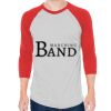 Unisex 50/50 Raglan Three-Quarter Sleeve Tee Thumbnail