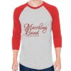 Unisex 50/50 Raglan Three-Quarter Sleeve Tee Thumbnail