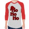 Unisex 50/50 Raglan Three-Quarter Sleeve Tee Thumbnail