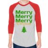 Unisex 50/50 Raglan Three-Quarter Sleeve Tee Thumbnail